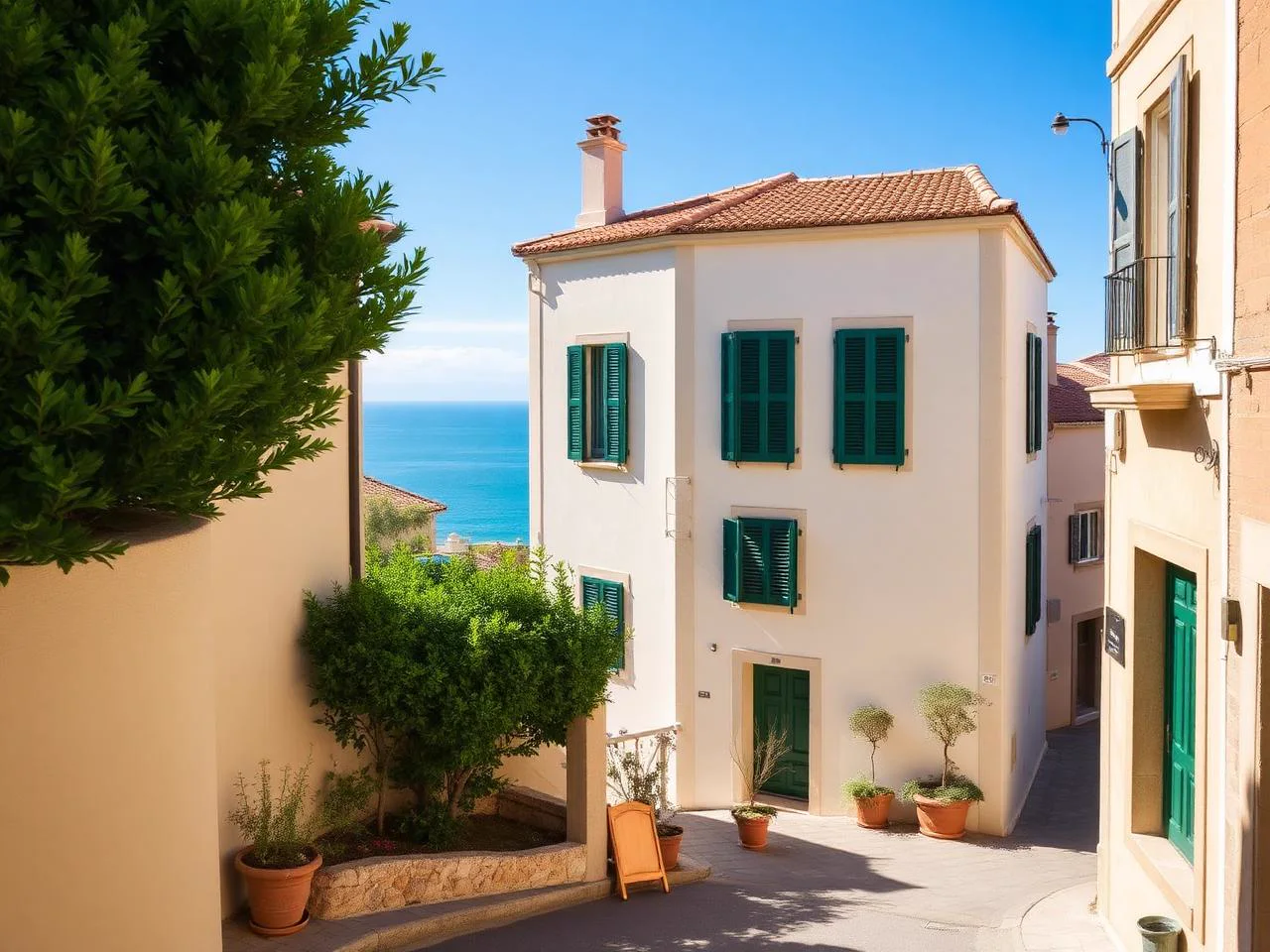 Coastal townhouse street representing the seafront character of Vilassar de Mar